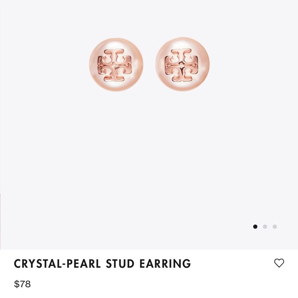 Tory Burch Pearl Stud Earrings